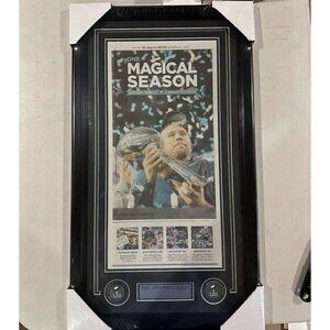 Philadelphia Eagles Super Bowl LII Newspaper Cover Framed